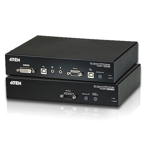 Aten USB DVI Optical KVM Extender, extends 1920 x 1200 @ 600m Aten USB DVI Optical KVM Extender, extends 1920 x 1200 @ 600m